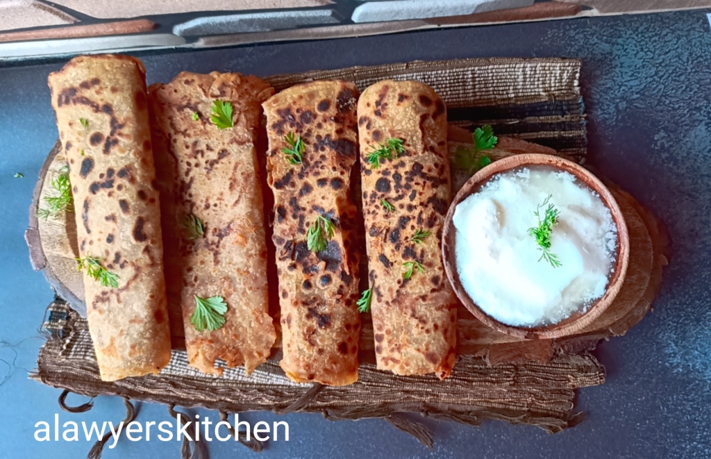 Onion paper paratha