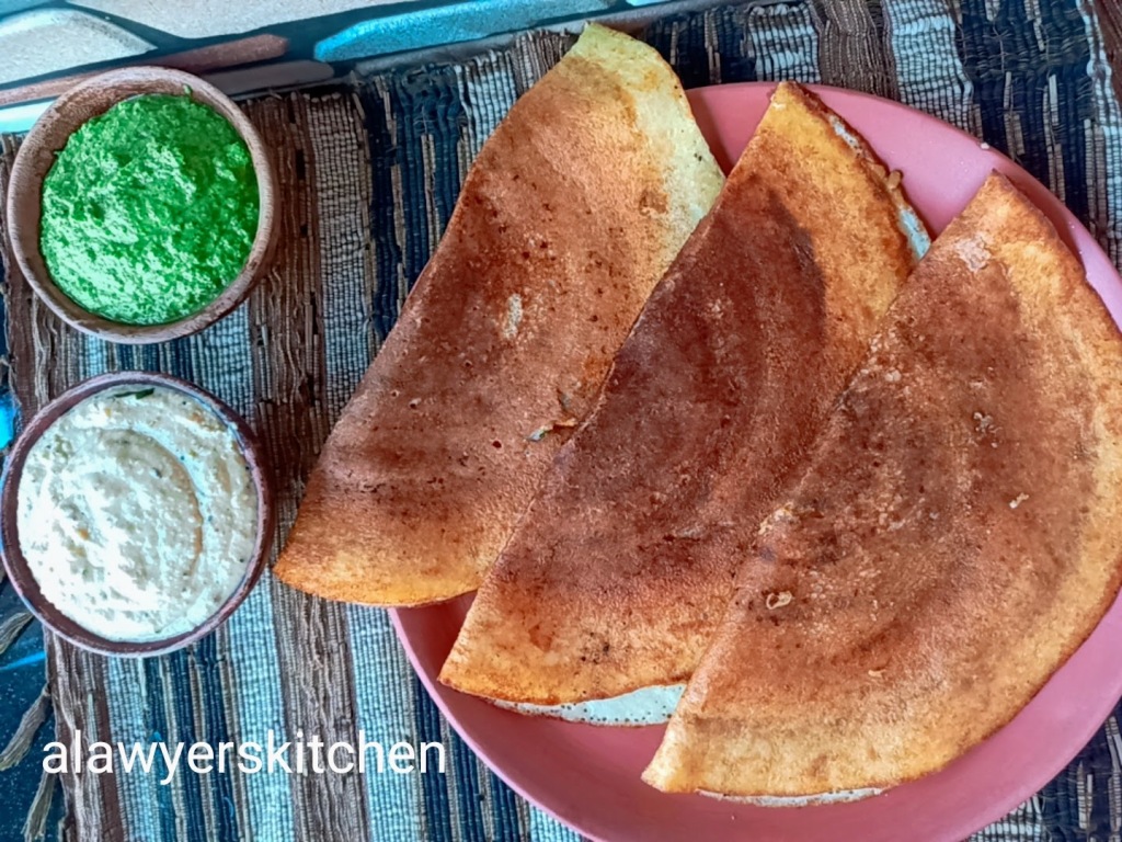 Rava and Urad Dal Dosa